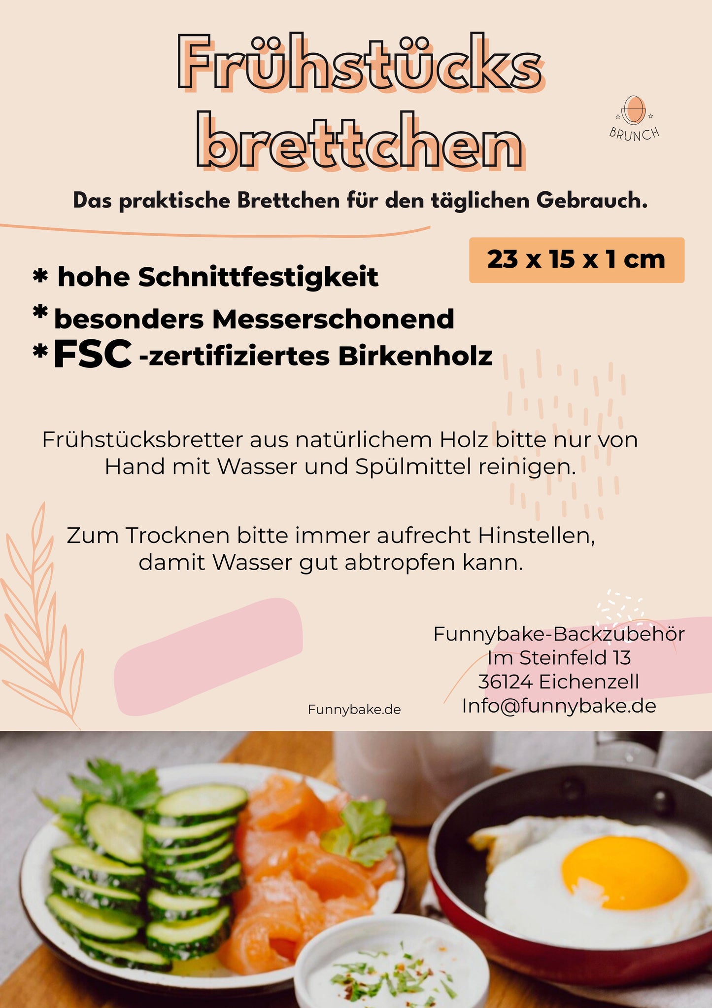 Frühstücksbrett MAMA