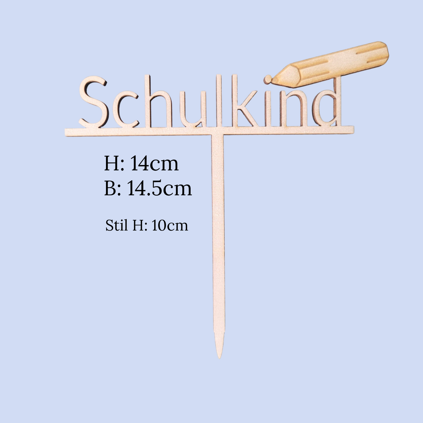 Schulkind Tortenstecker Set