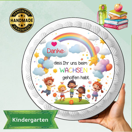 Kindergartenverabschiedung  Tortenaufleger