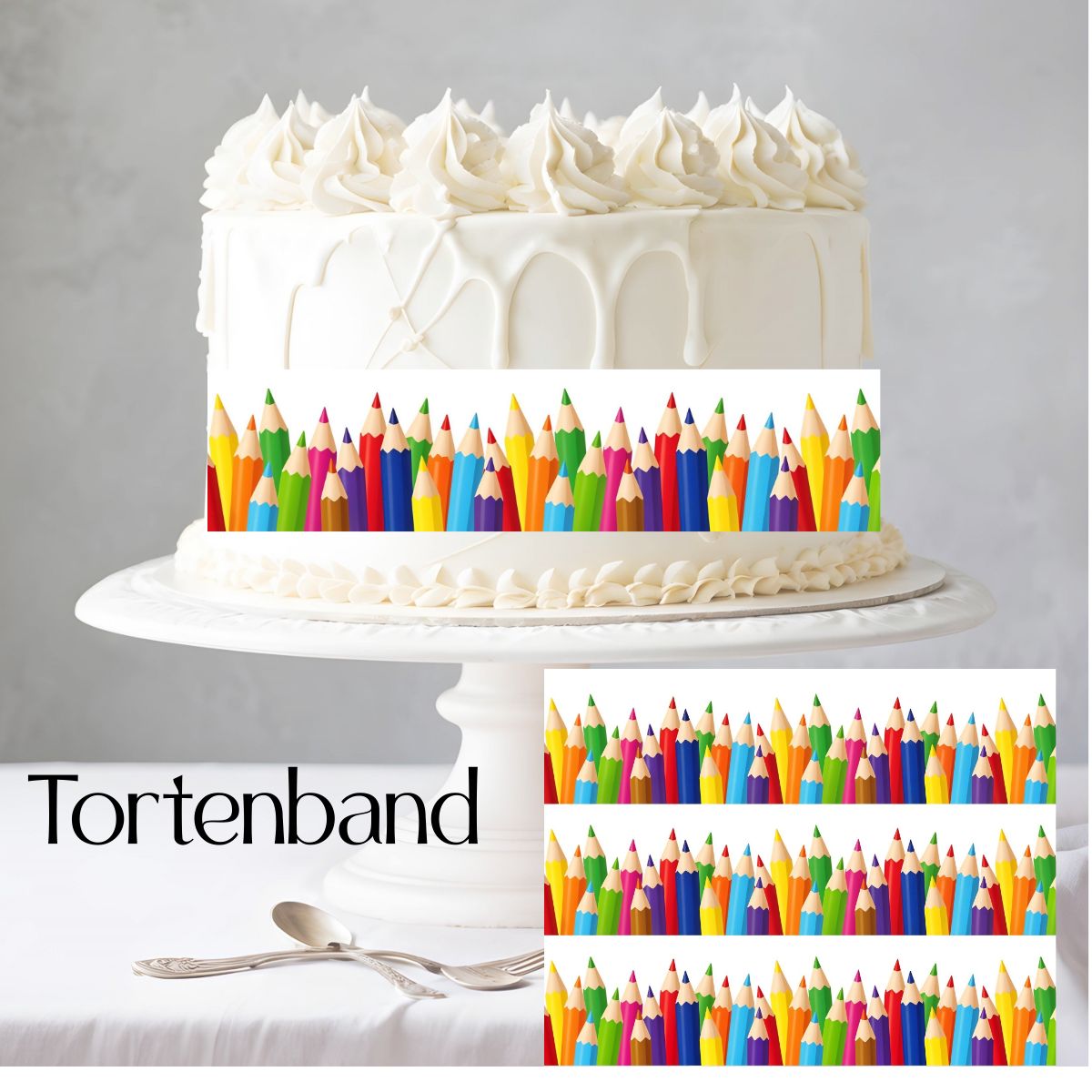 Tortenband mit Stiften