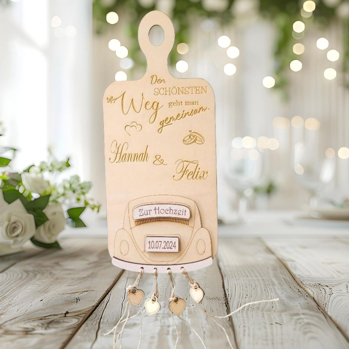 Geldgeschenk zur Hochzeit - Auto