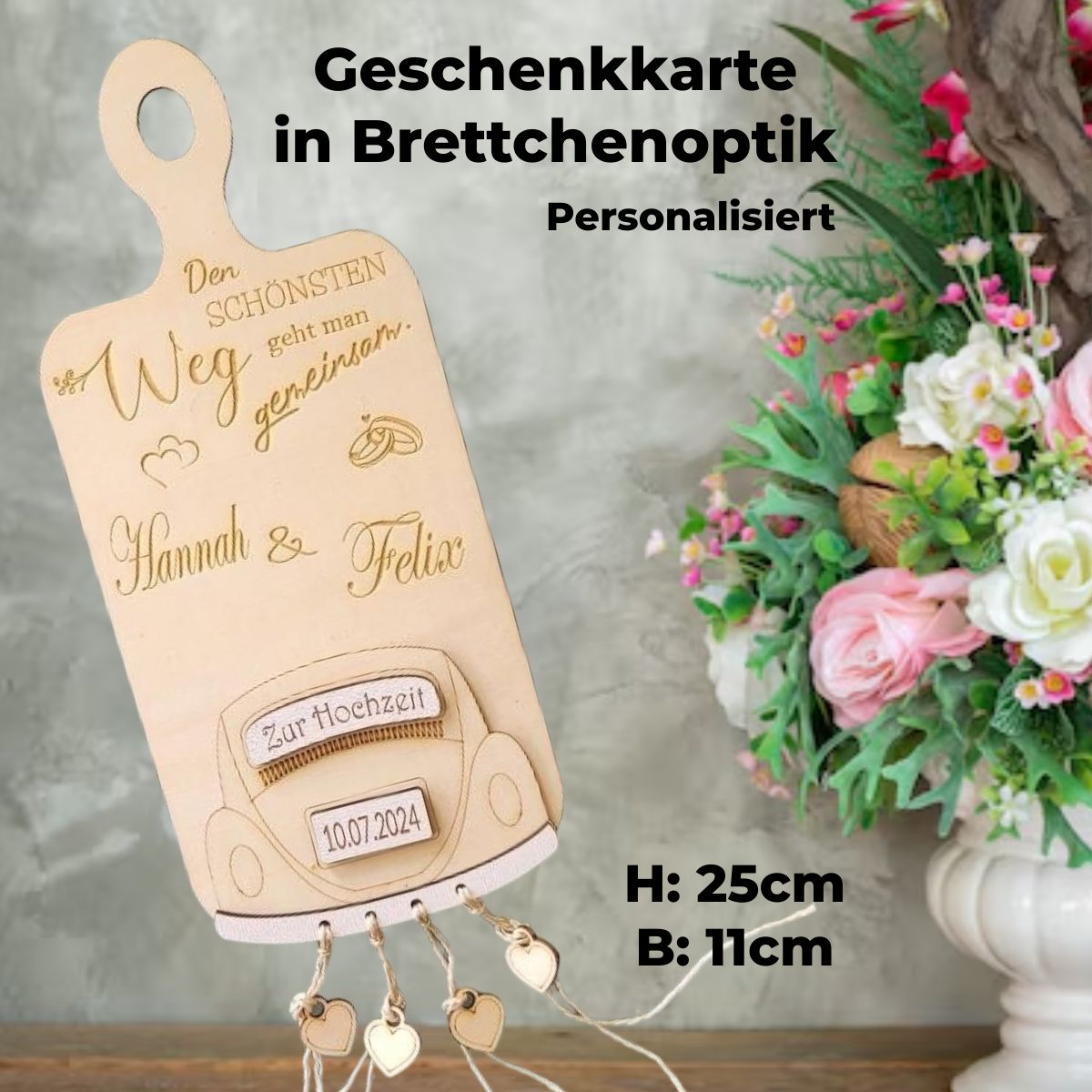 Geldgeschenk zur Hochzeit - Auto