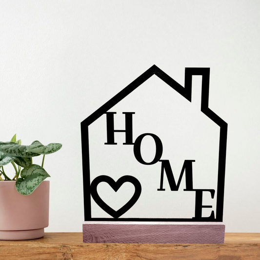Dekorativer Aufsteller HOME