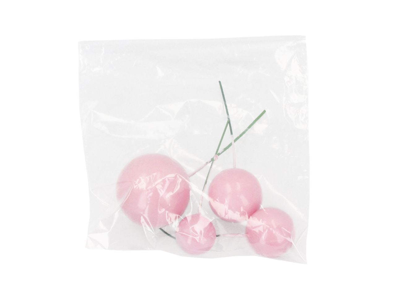 Kugeln rosa 4St. Tortenstecker Bubbles