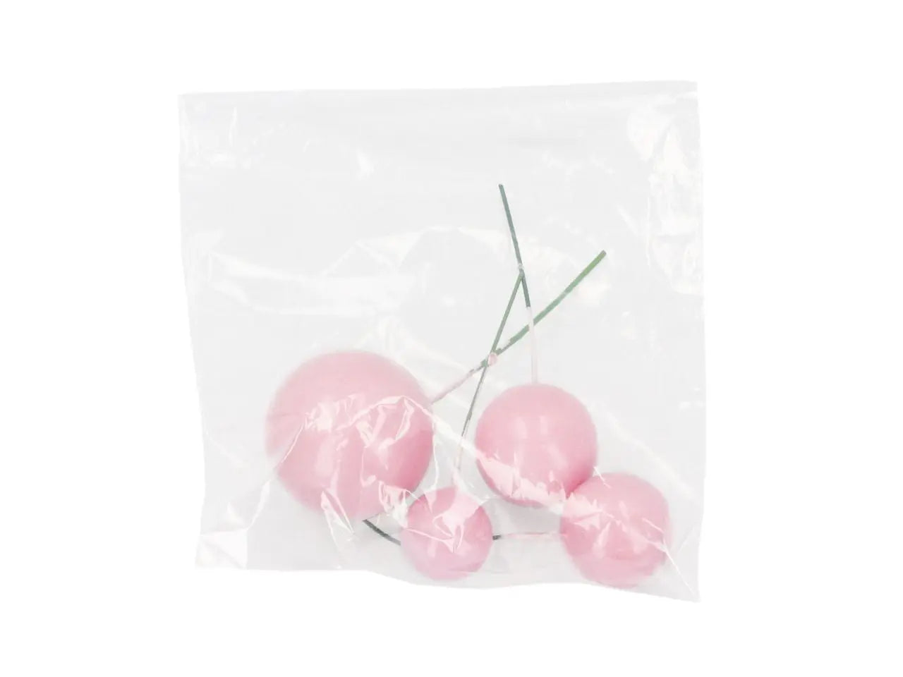 Kugeln rosa 4St. Tortenstecker Bubbles - Funny Bake