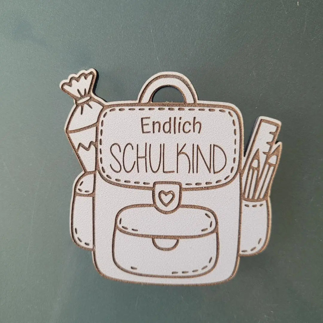 Anhänger Ranzen endlich Schulkind / Herzlichen Glückwunsch - Funny Bake