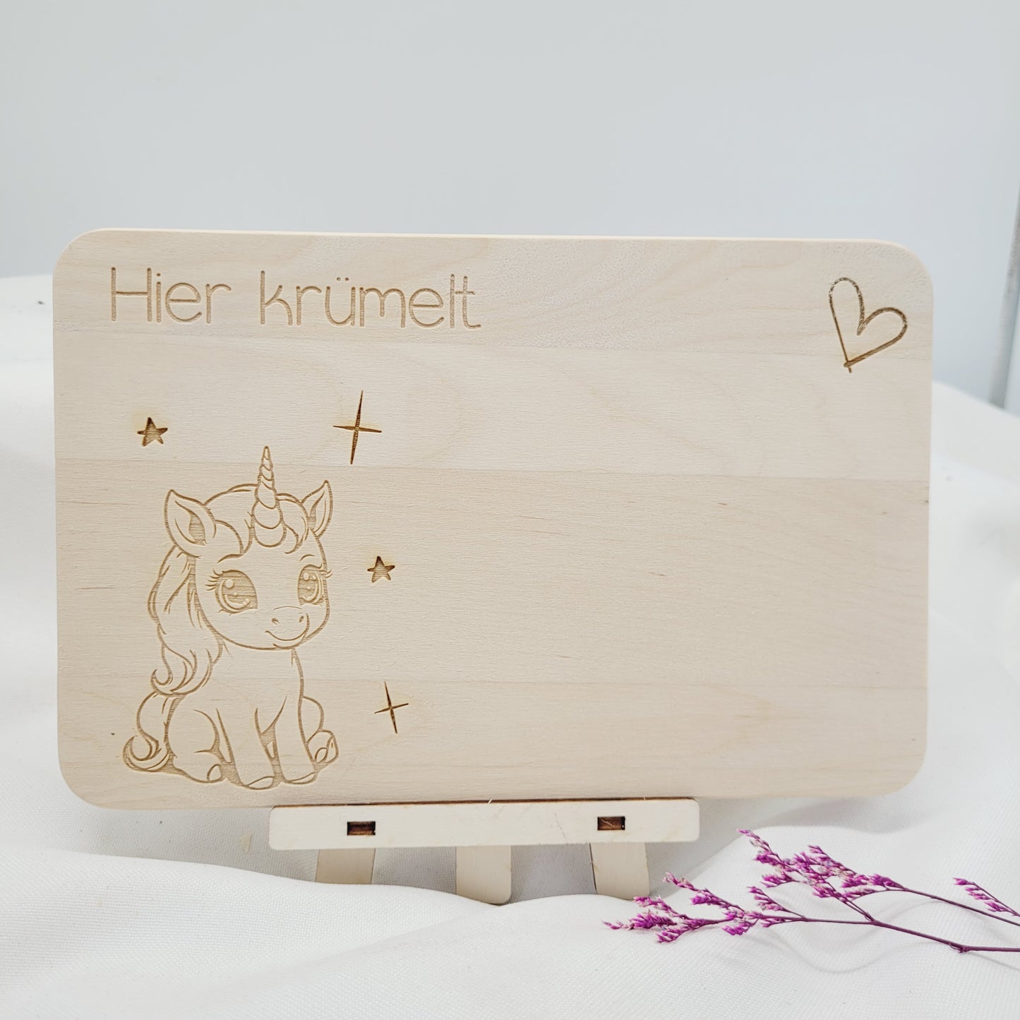 Frühstücksbrett Traktor mit Name