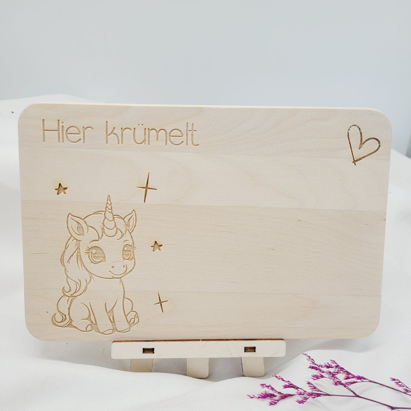 Frühstücksbrett Traktor mit Name