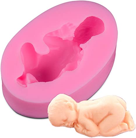 Silikonform Baby form Fondant schokolade realistische Figur eines Baby