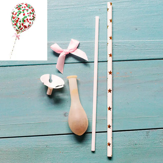 Konfetti Ballon Tortenstecker - bunt - Funny Bake