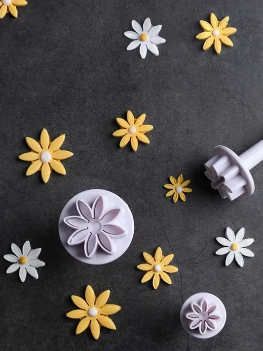 Fondant-Ausstecher Blumen Margeriten - Funny Bake