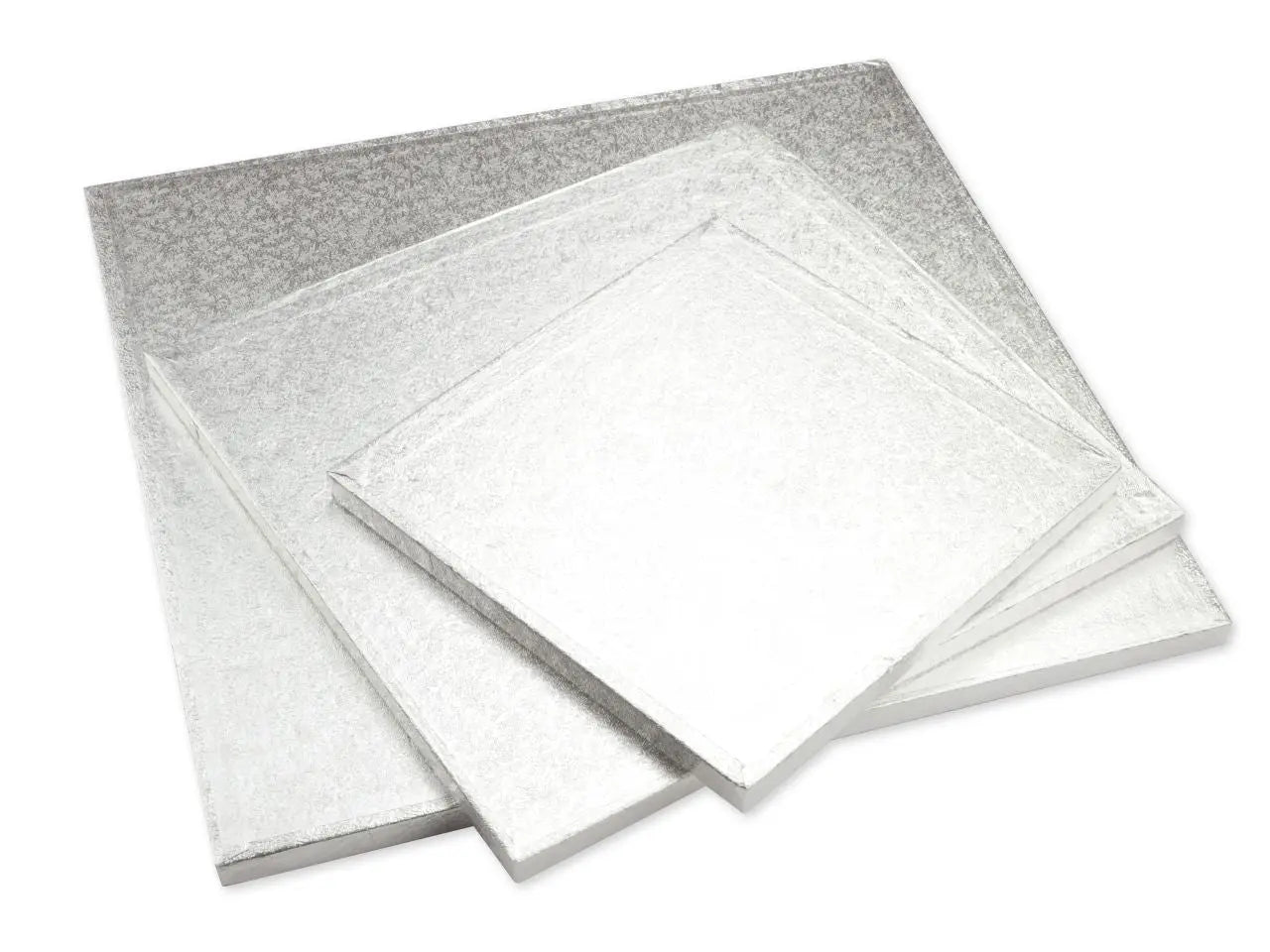 Cakeboard-eckig-20cm-silber-stabil-viereck-quadrat