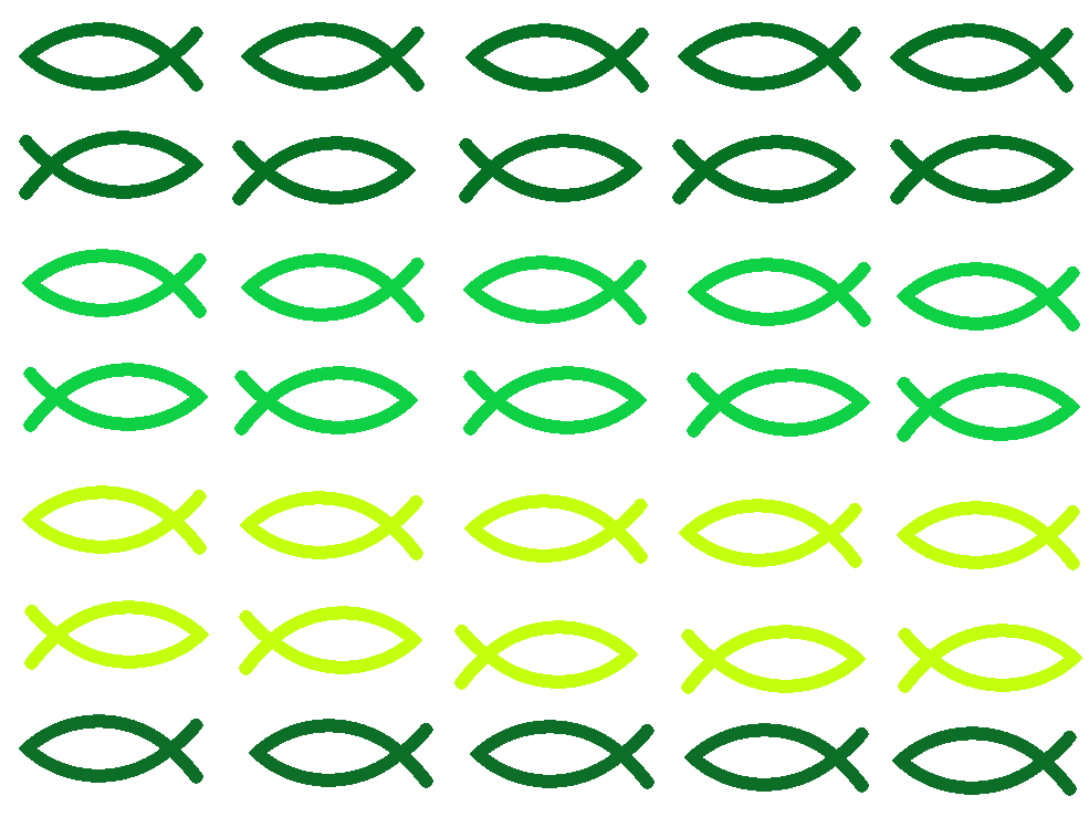 Muffin- Aufleger Fische christliches Symbol