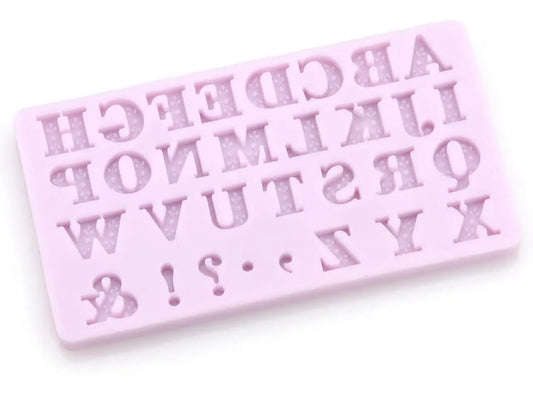 Form Buchstaben Schokolade Fondant Fimo