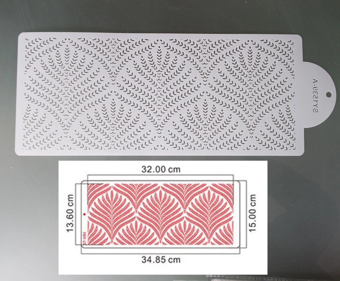 Kuchenschablone BOHO Muster - Funny Bake