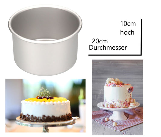 Profi-Backform-rund-nahtlos-extra-hoch-20cm-Durchmesser