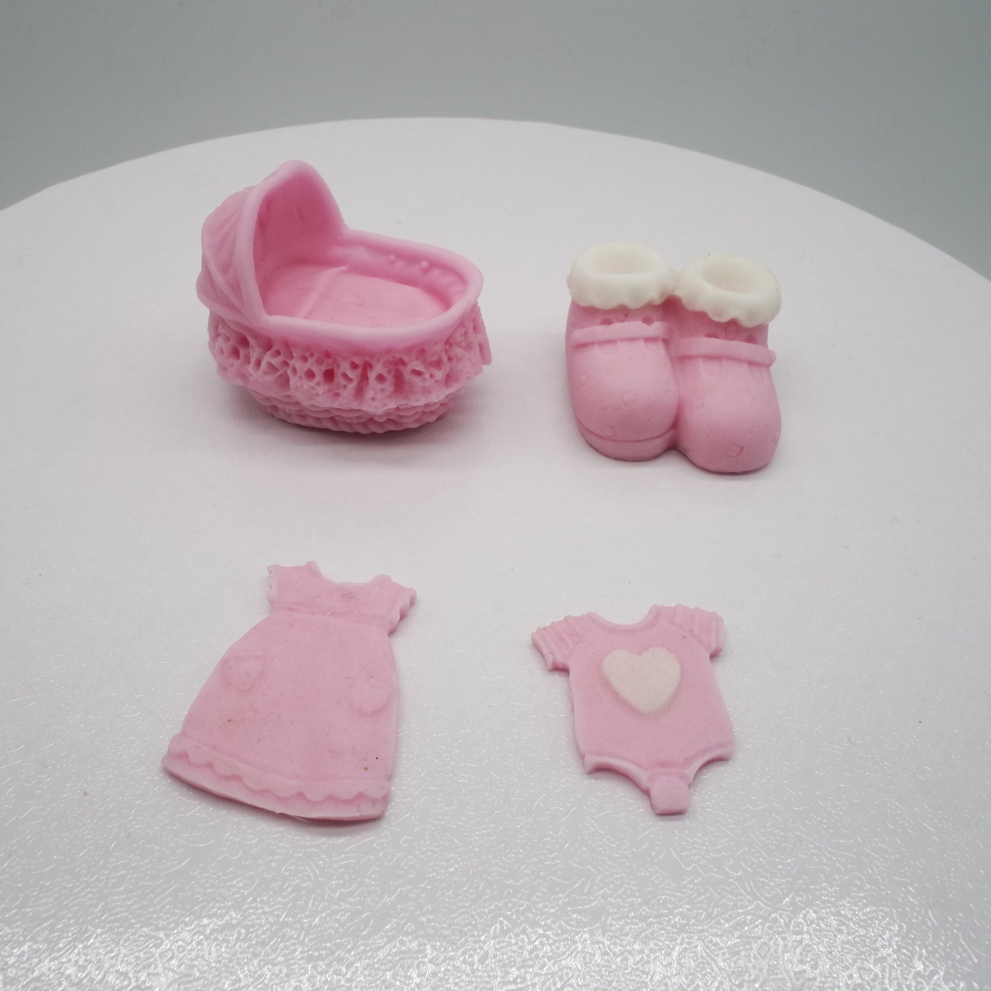 Tortendeko Baby Mädchen essbar