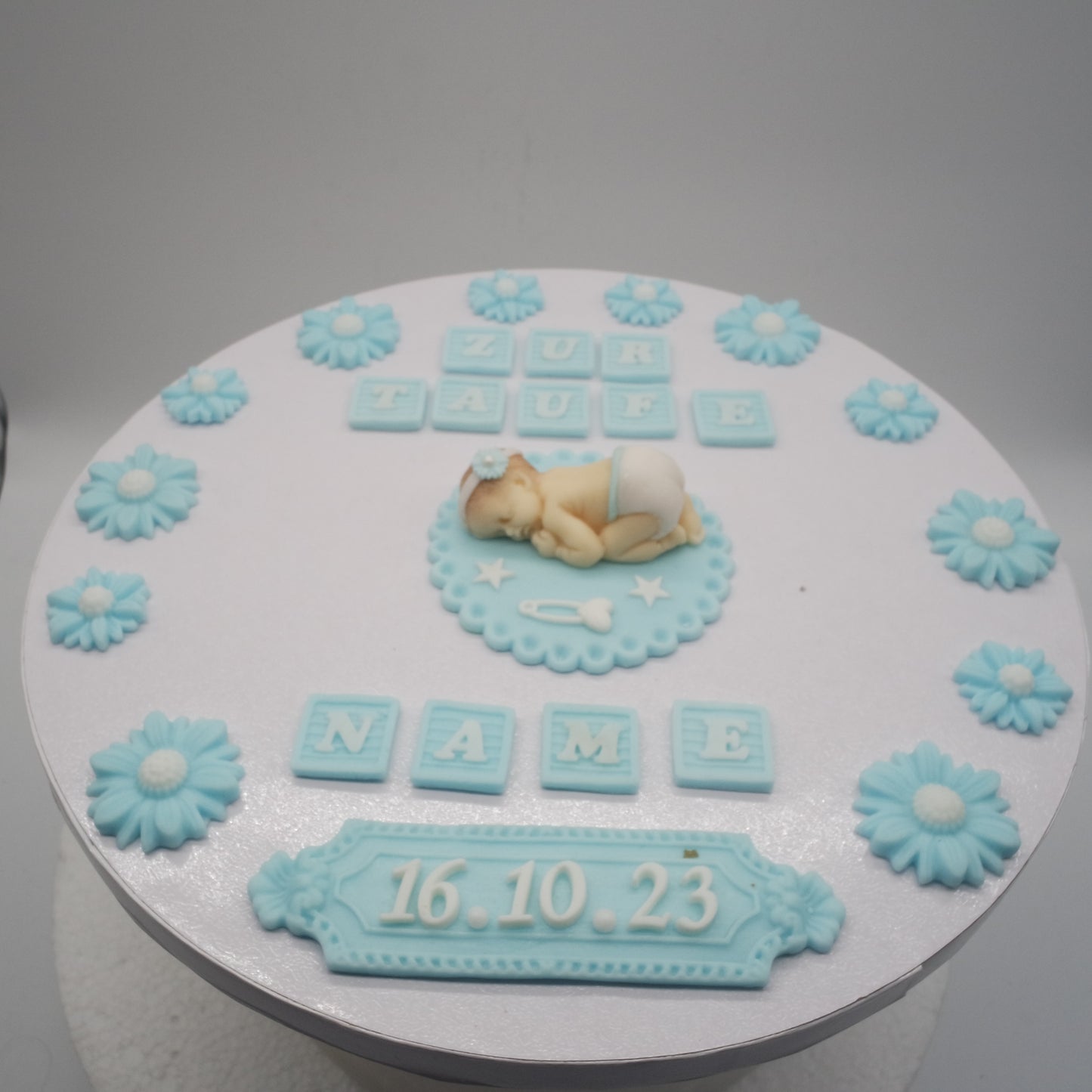 Baby auf Decke Komplettset Zuckerdeko