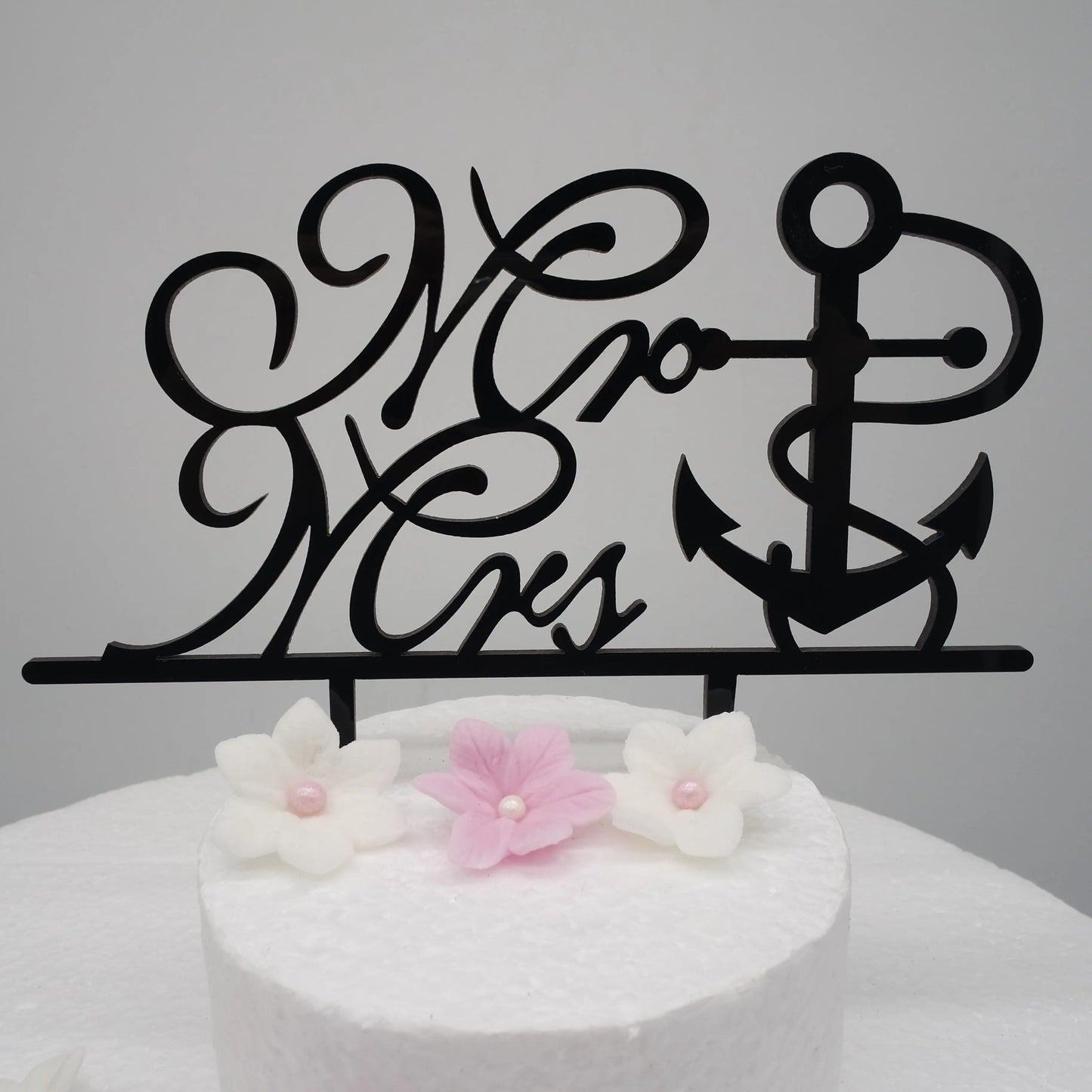Caketopper Mr&Mrs mit Anker - Funny Bake
