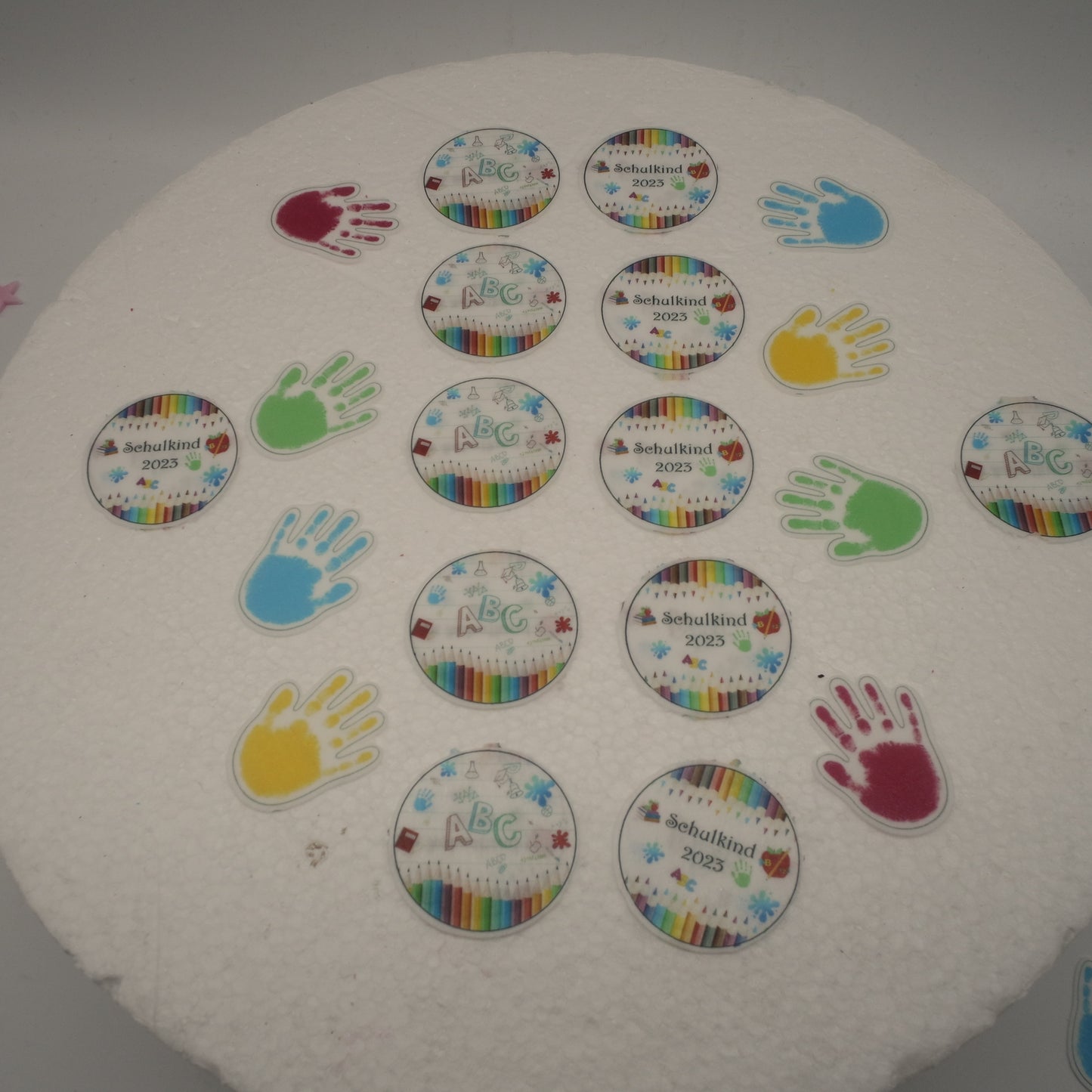 Muffinaufleger Einschulung