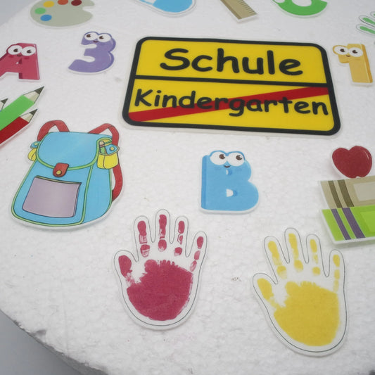 Esspapier Aufleger Schule gemischt - Funny Bake