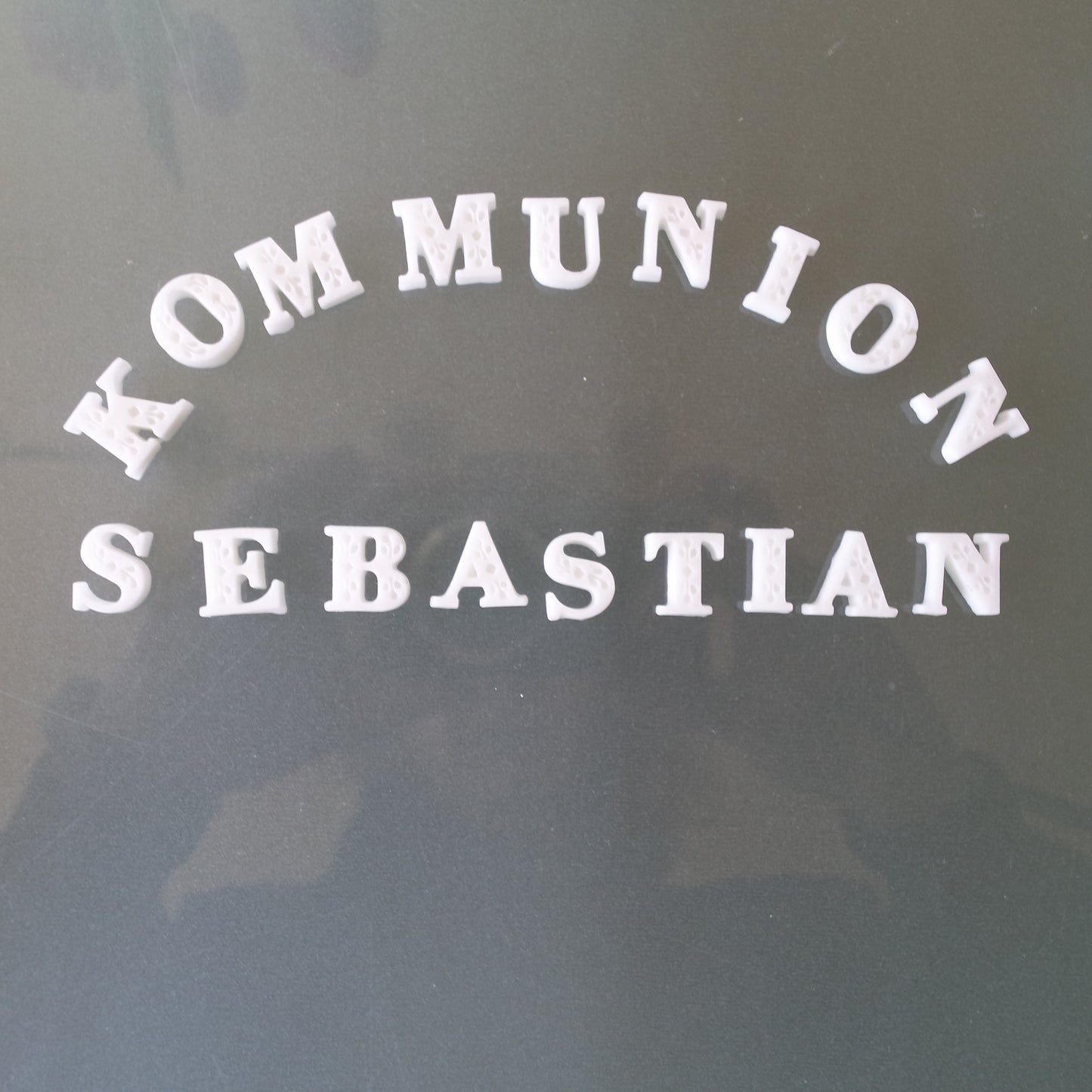 Tortendeko essbar Zur Kommunion Kreuz