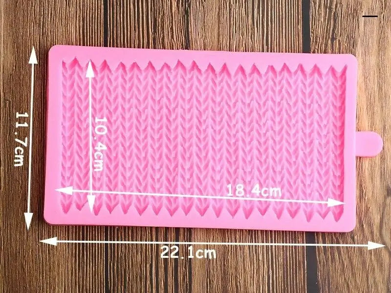 Strickmuster Silikonform - Funny Bake