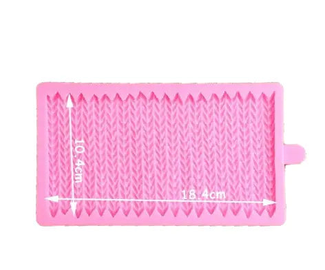 Strickmuster Silikonform - Funny Bake