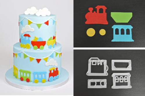 Zug-Ausstecher-Kindertorte-Keksausstecher