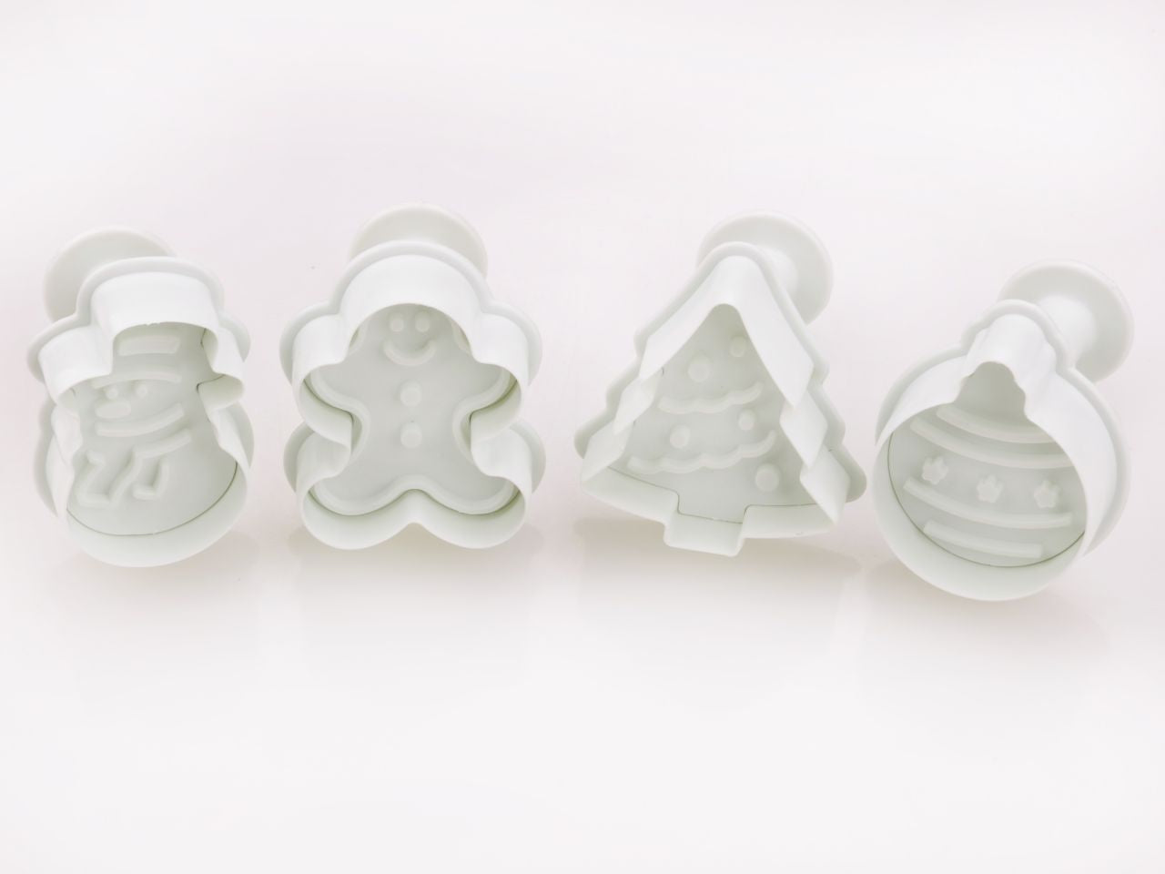 Ausstecher + Stempel Weihnachten 4er Set