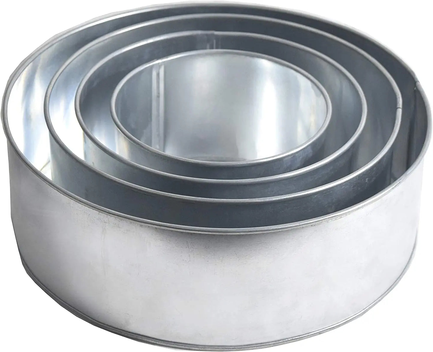 Backform set 4 Stück 15cm 20cm 25cm 30 cm rund