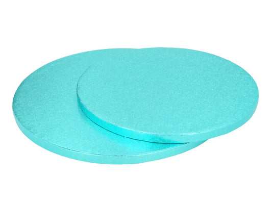 cakeboard rund 30cm blau baby tortenplatte