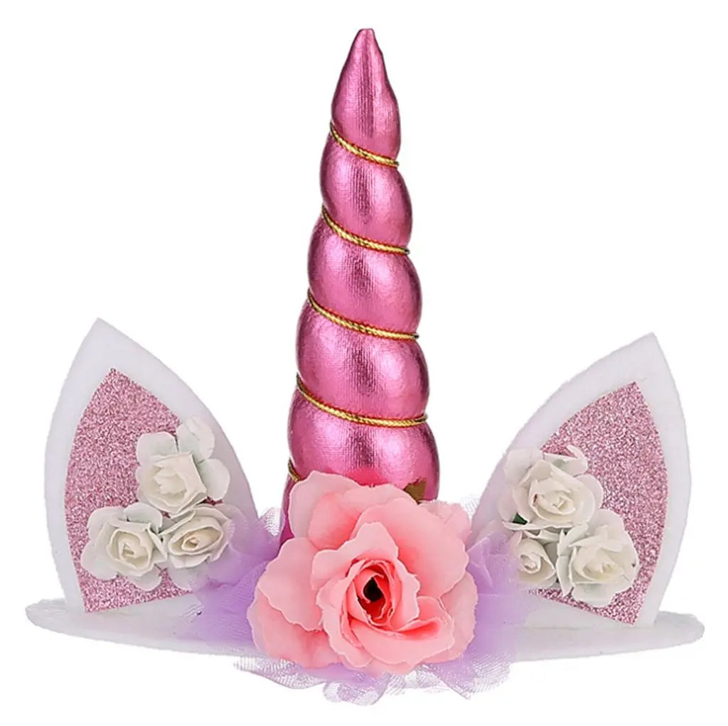 Aufsetzer Einhorn aus Stoff rosa - Funny Bake