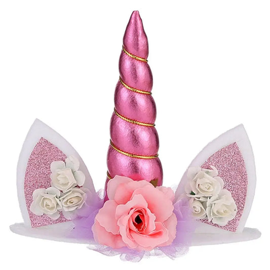 Aufsetzer Einhorn aus Stoff rosa - Funny Bake