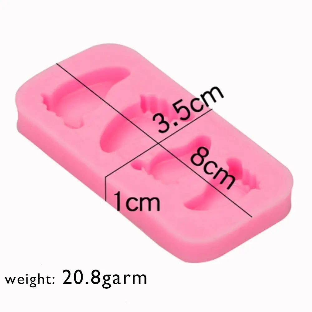 Silikonform Babyfüße - Funny Bake