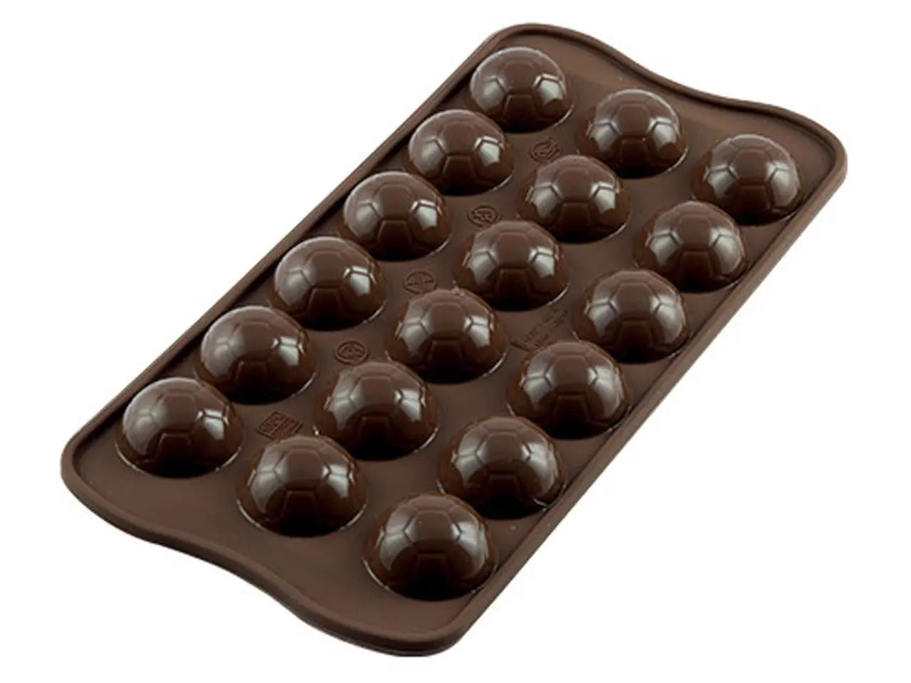 Silikon Pralinenform - Choco Goal Fussball- Silikomart - Funny Bake