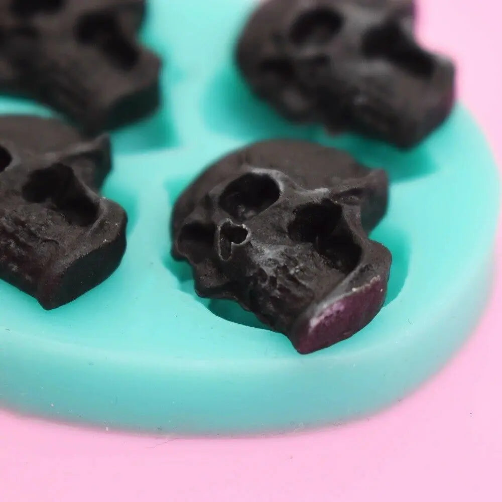 Silikonform Tortenköpfe 4-fach - Funny Bake