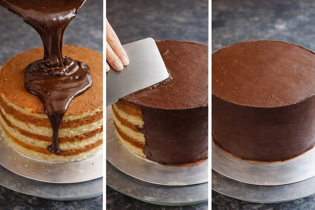 Rezept :Ganache -Sicheres Eindecken mit Schokoladecreme