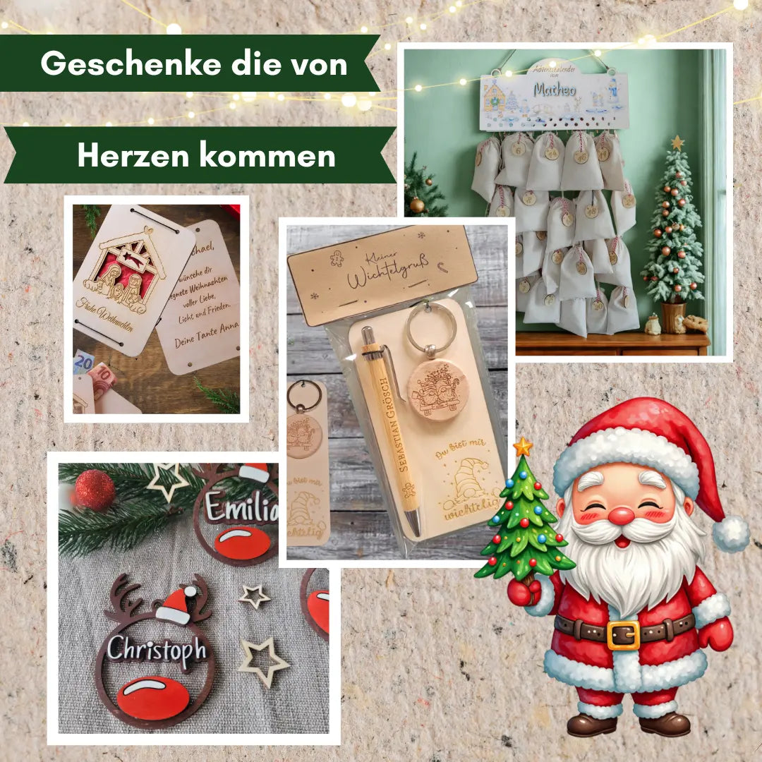 dekorationen geschenke kleinewichtelgeschenke für weihnachten.personalisierte anhänger stifte 