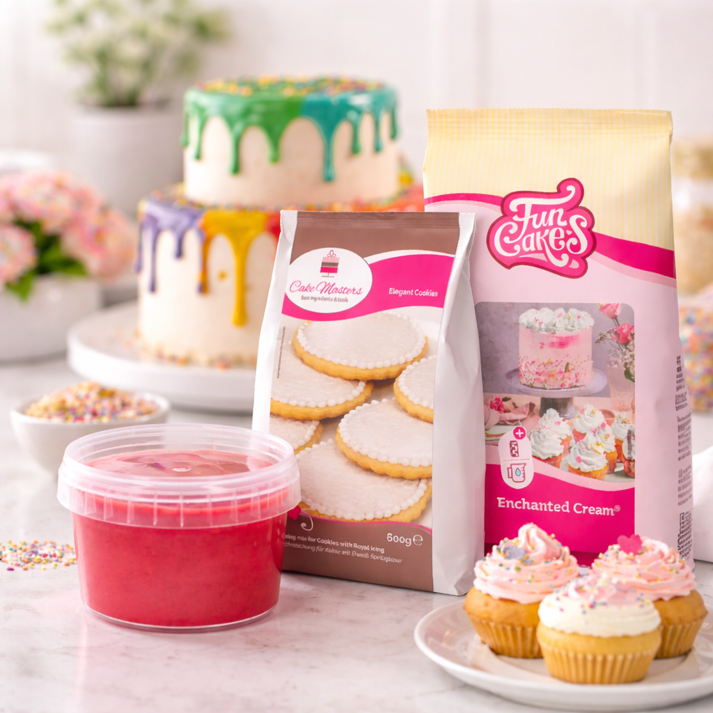 Gelingsichere Backmischungen, Cremes und Glasuren für Kuchen, Cake Pops und Drip Cakes