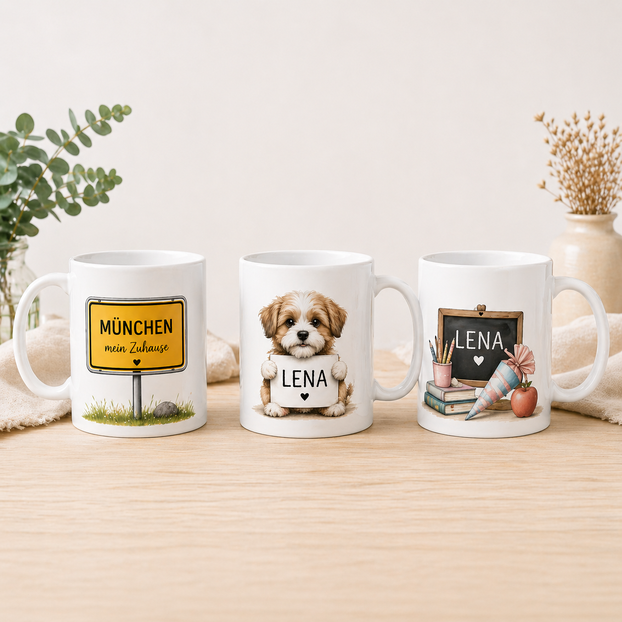 Personalisierte Tassen