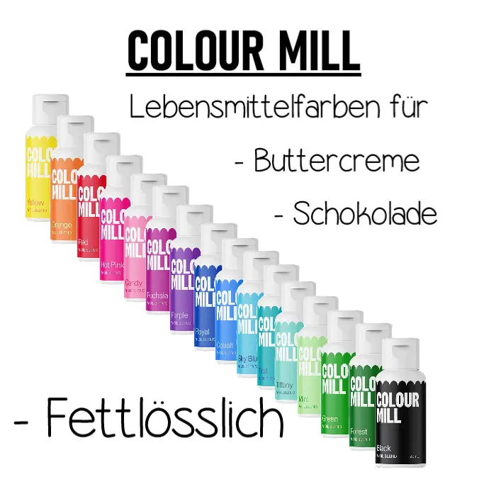 Colour-Mill-Oelfarbe-fettlösslich-Lebensmittelfarbe Funny Bake