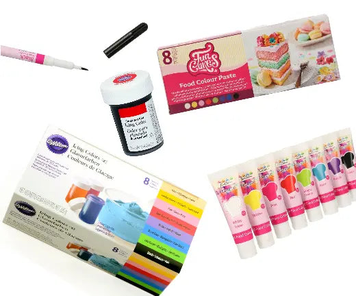 Lebensmittelfarben für Kuchen Creme Schokolade Mega Auswahl günstig