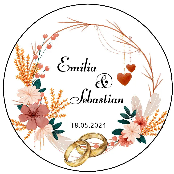 Hochzeit-Liebe Funny Bake