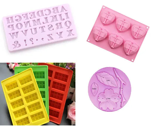 Silikonformen für Fondant und Tortendekoration mit präzisen Motiven für Motivtorten