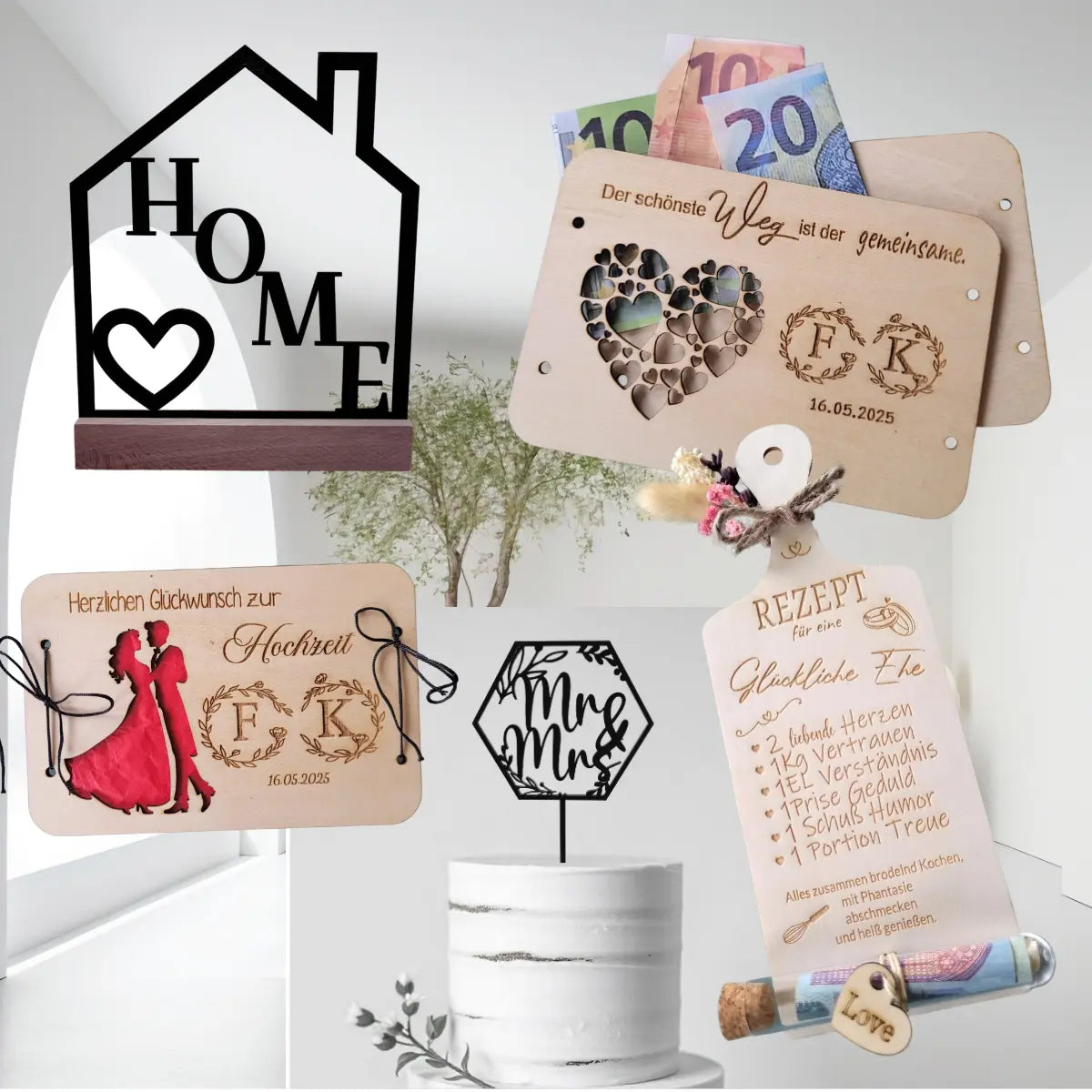 Liebe-Hochzeit-und-Familie Funny Bake