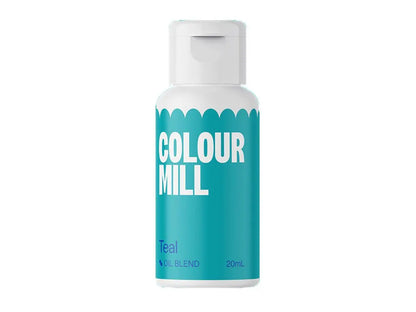 Oel / Schokoladenfarbe türkis (Teal) 20ml - Colour Mill - Funny Bake