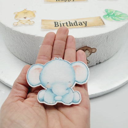 Tortendeko Safari Dschungel Tiere - Funny Bake