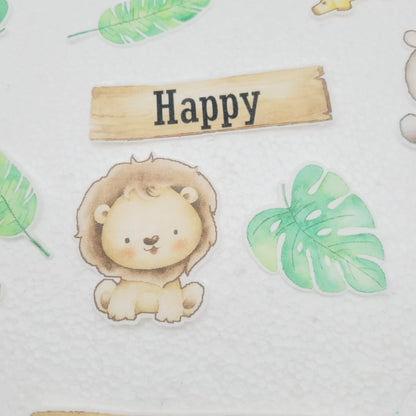 Tortendeko Safari Dschungel Tiere - Funny Bake