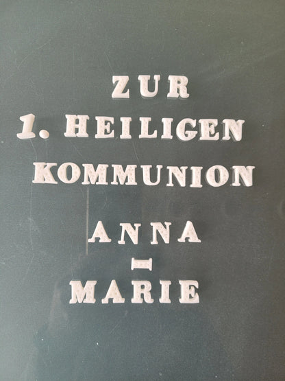 Zur 1. Heiligen Kommunionn+ 2 Namen ( Doppelname) - Funny Bake